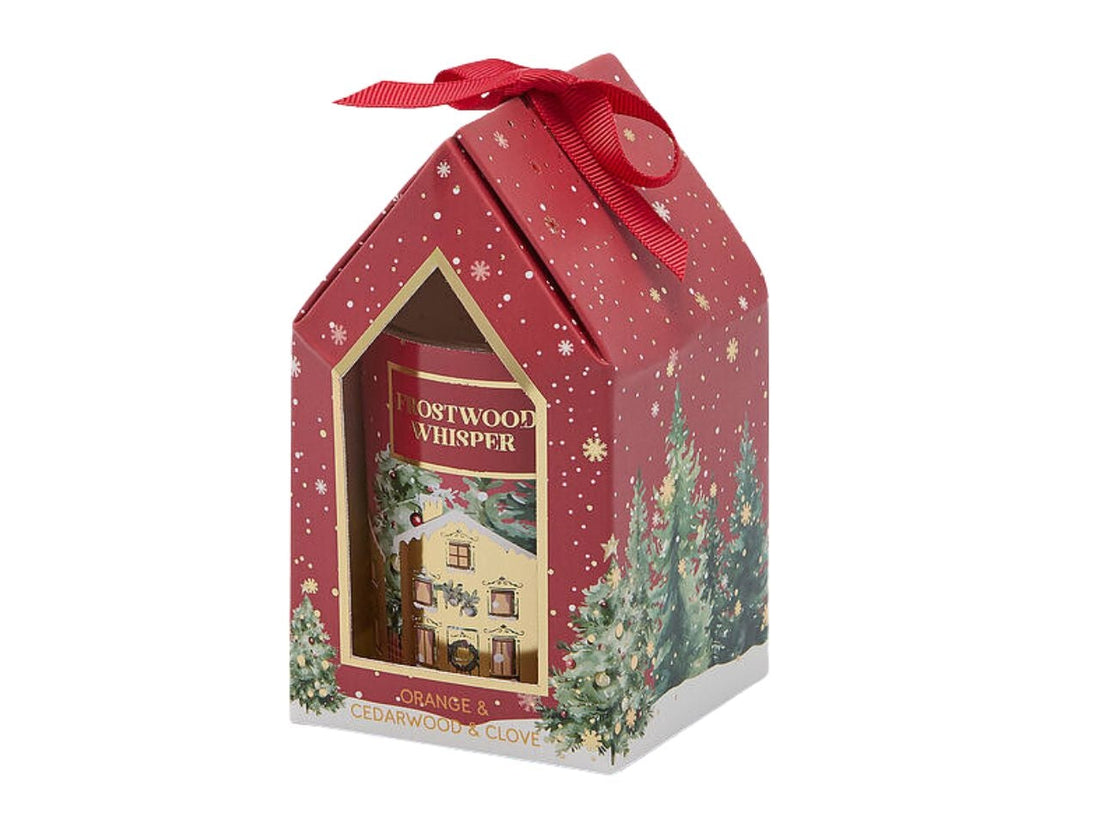 EDG Enzo De Gasperi Bougie Noel Parfumée Cidre de Pomme et Miel H8 Ø7 cm – Bougie de Noël