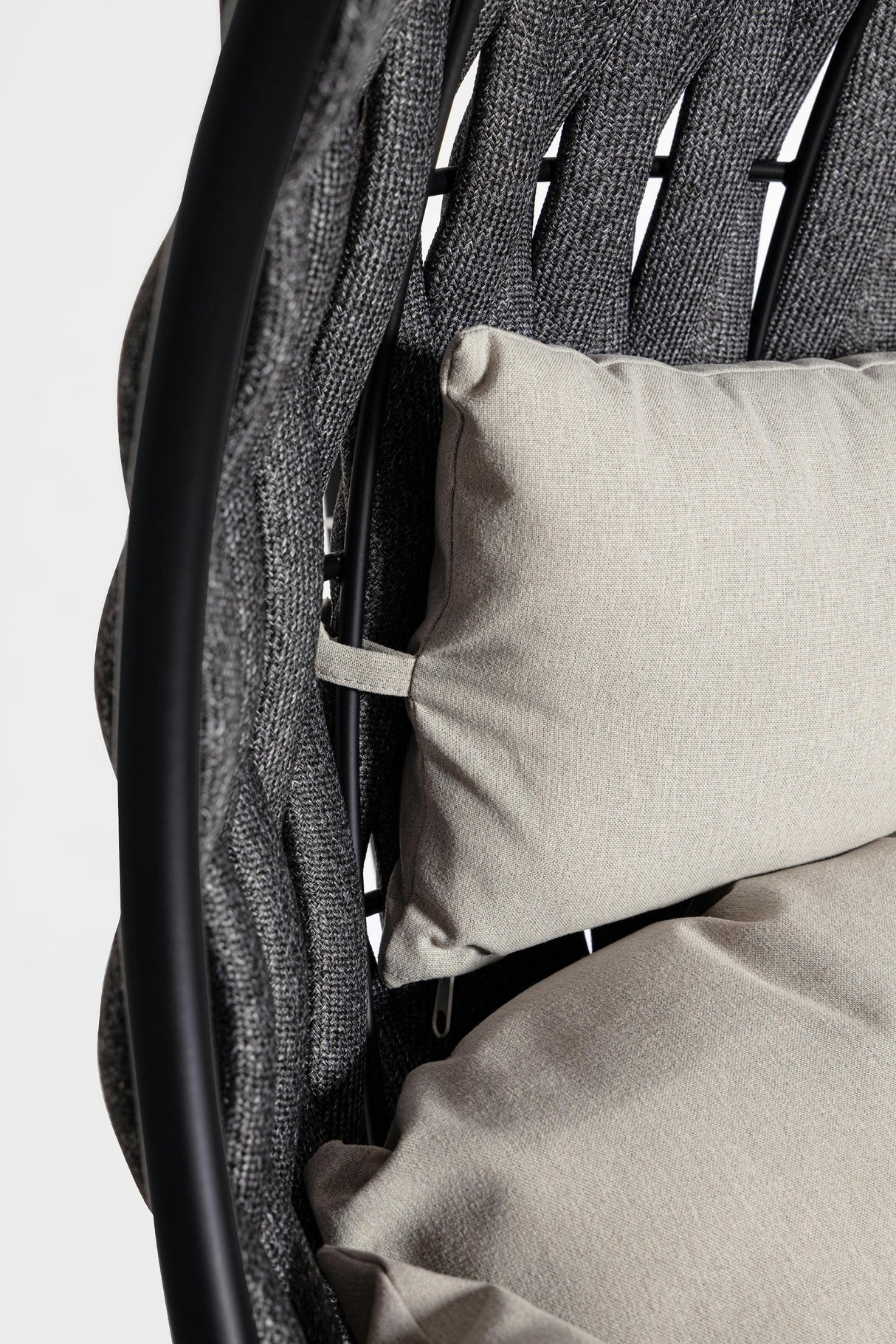 Bizzotto Hanging Chair Galapagos Max 130 Kg Black