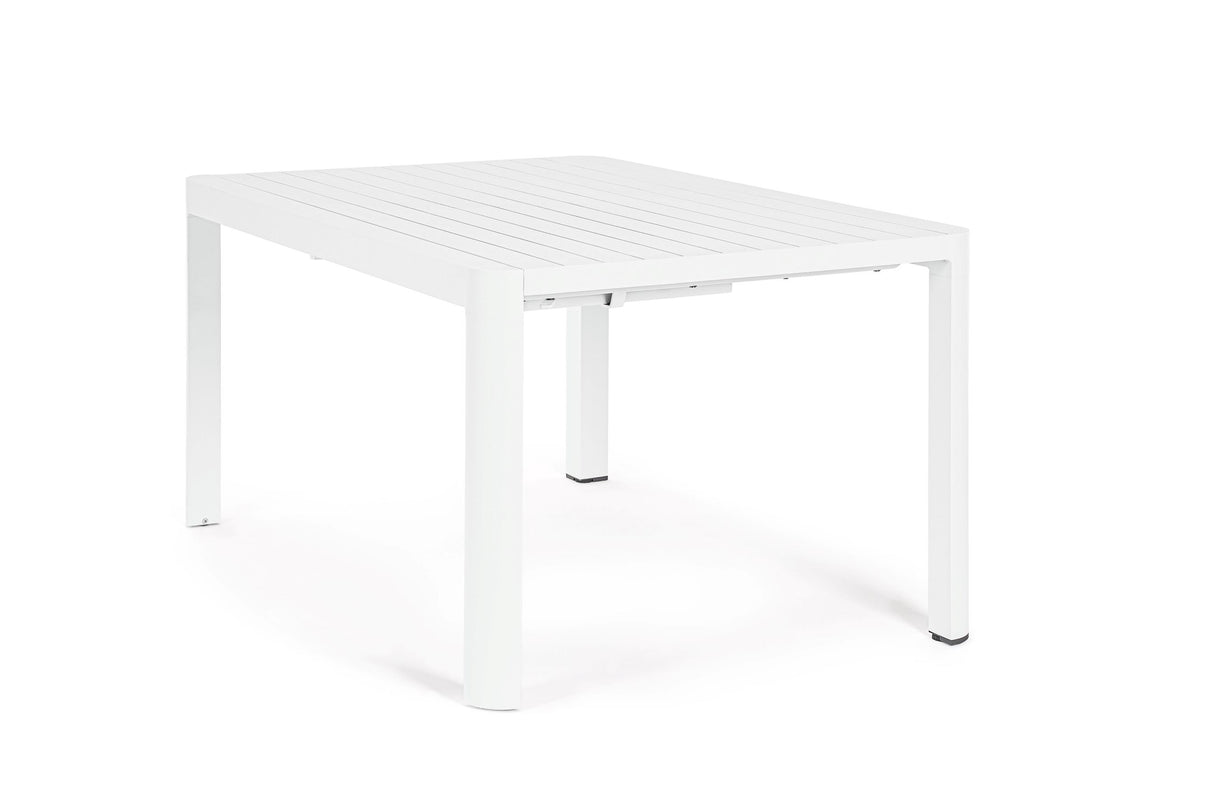 Table extensible Bizzotto Kiplin 149 x 97/149 cm Blanc