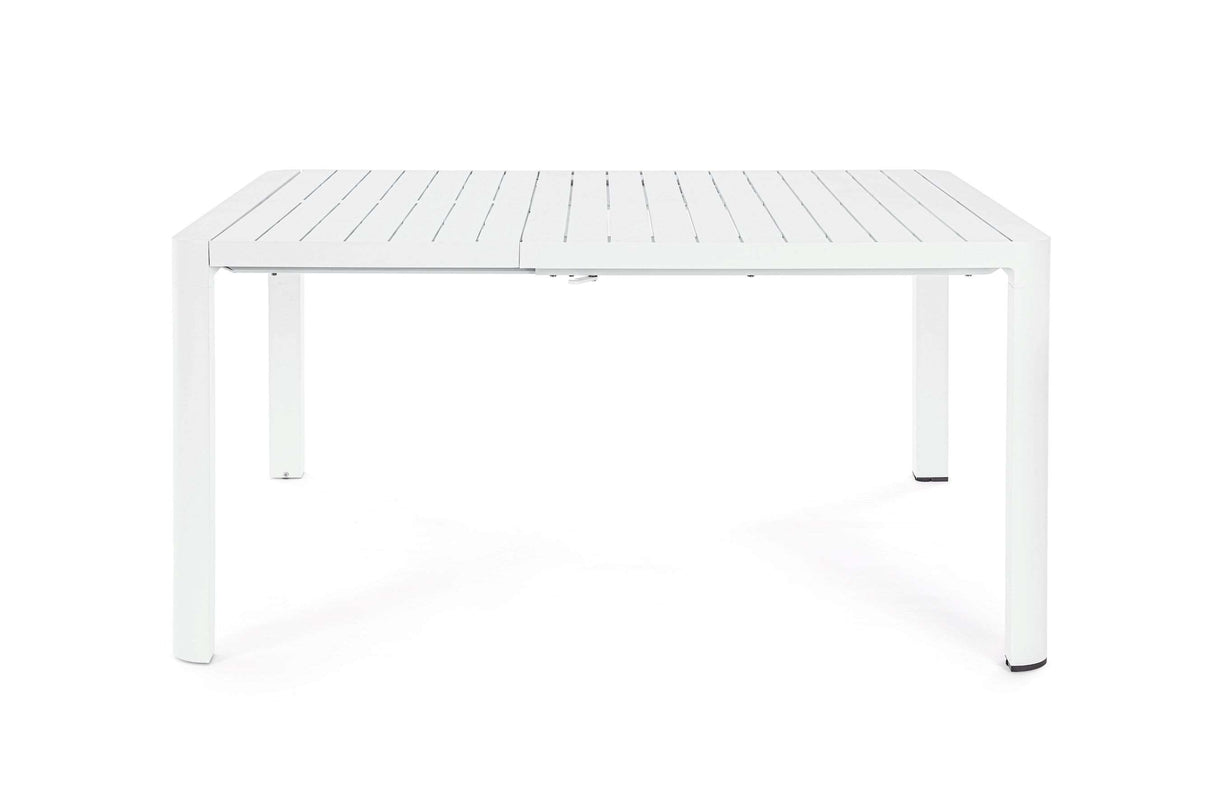 Table extensible Bizzotto Kiplin 149 x 97/149 cm Blanc