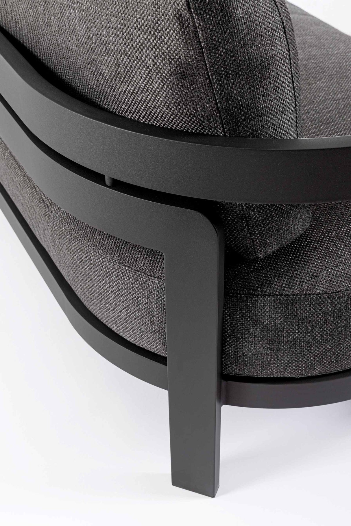 Bizzotto Set 4 Presley Lounge Anthracite