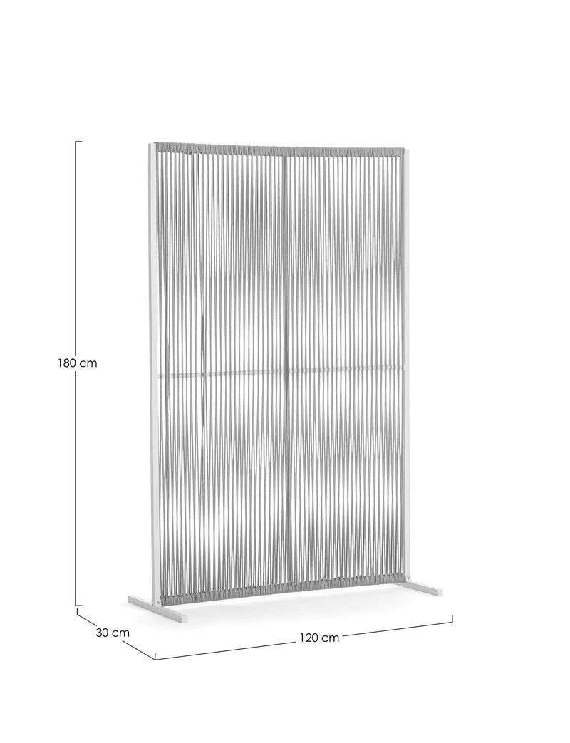 bizzotto bizzotto paravento paxson 120 x 180 cm bianco grigio ean 8051836462380