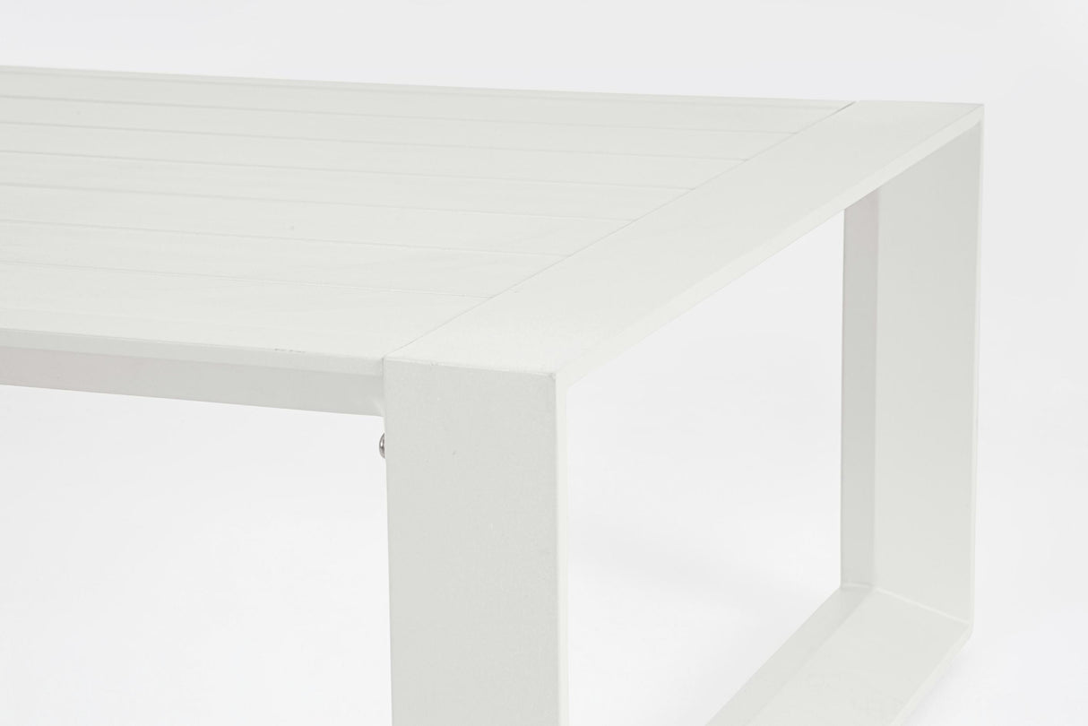 Ensemble de salon Bizzotto Moses 4 éléments blanc vapeur