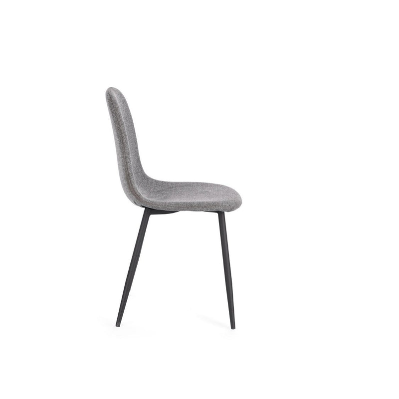 Bizzotto Chaise Irelia Gris Foncé