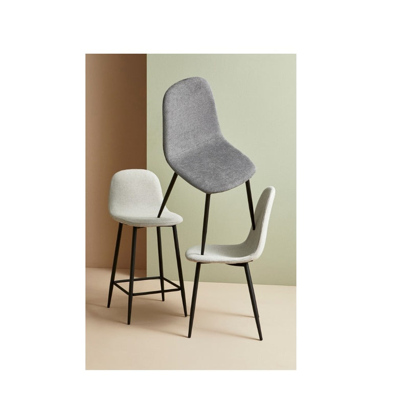 Bizzotto Chaise Irelia Gris Foncé