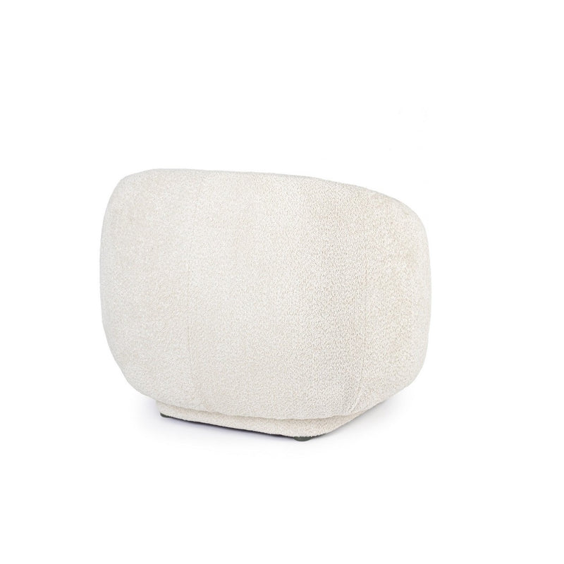 Fauteuil Bizzotto Tecla avec Accoudoirs Naturel