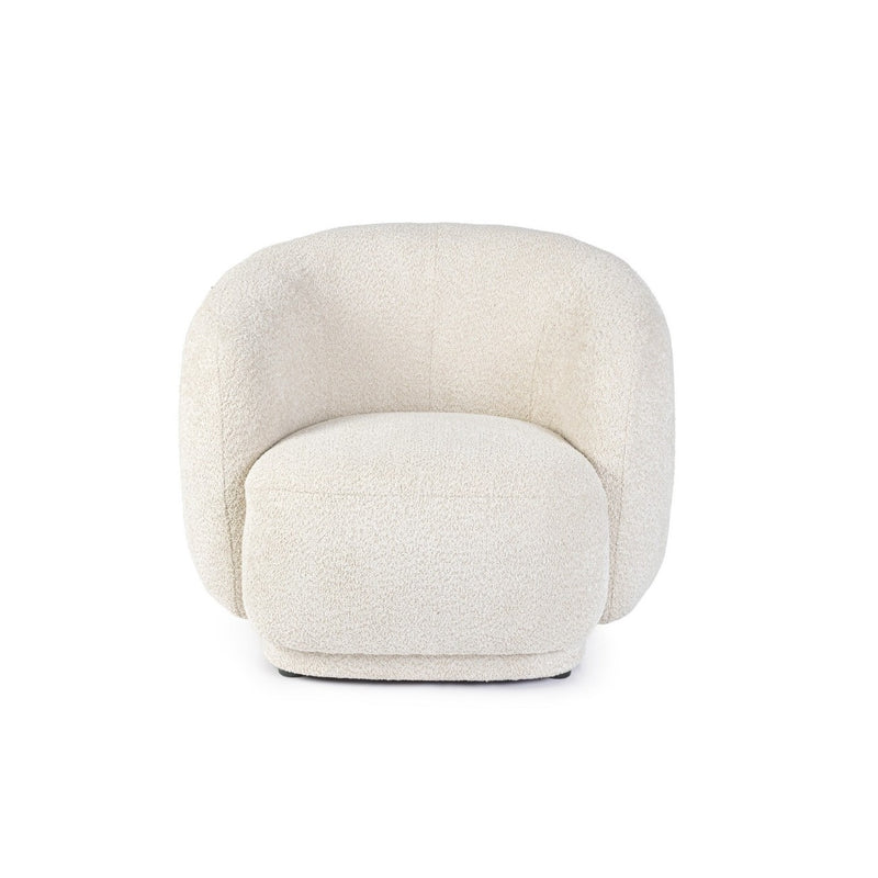 Fauteuil Bizzotto Tecla avec Accoudoirs Naturel