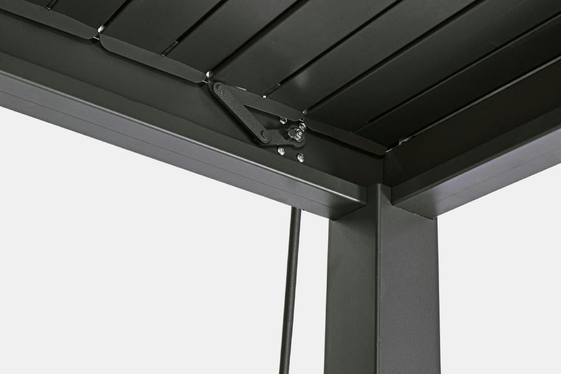 bizzotto bizzotto pergola ocean 3 x 4 mt antracite ean 8051836466883
