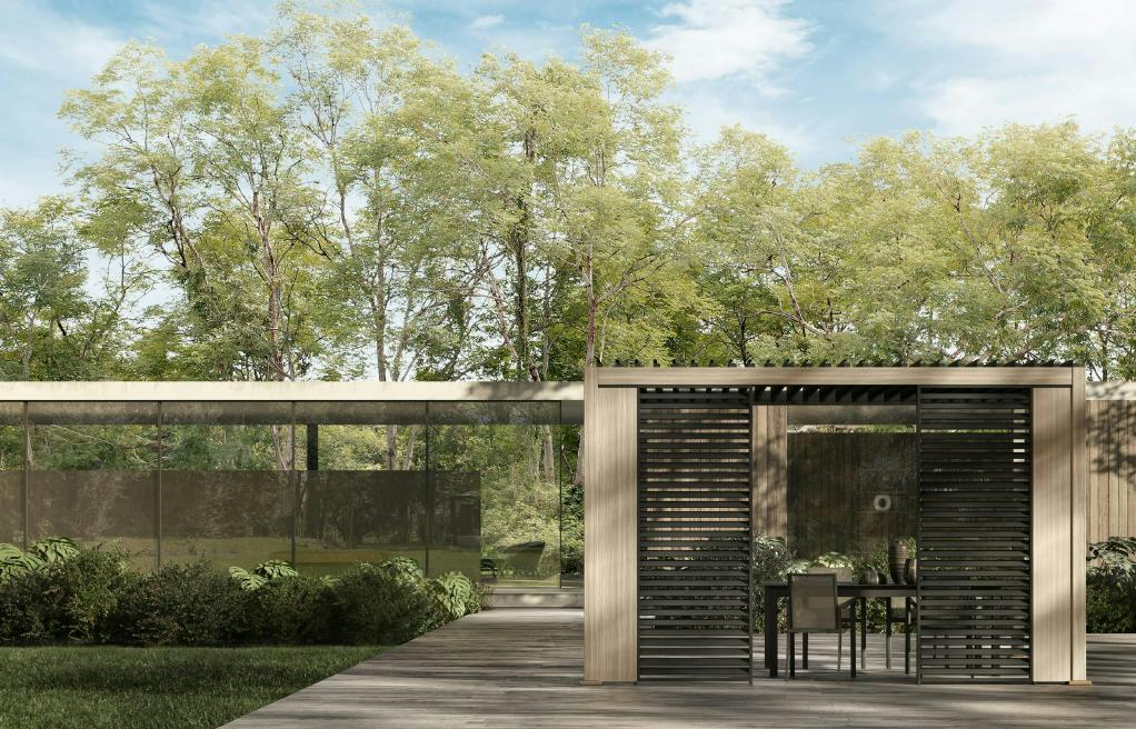 bizzotto bizzotto frangisole laterale per pergola ocean h 238 cm l 93 cm seta ean 8051836687639