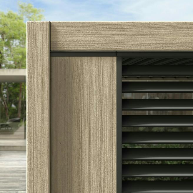 bizzotto bizzotto frangisole laterale per pergola ocean h 238 cm l 123 cm seta ean 8051836687646