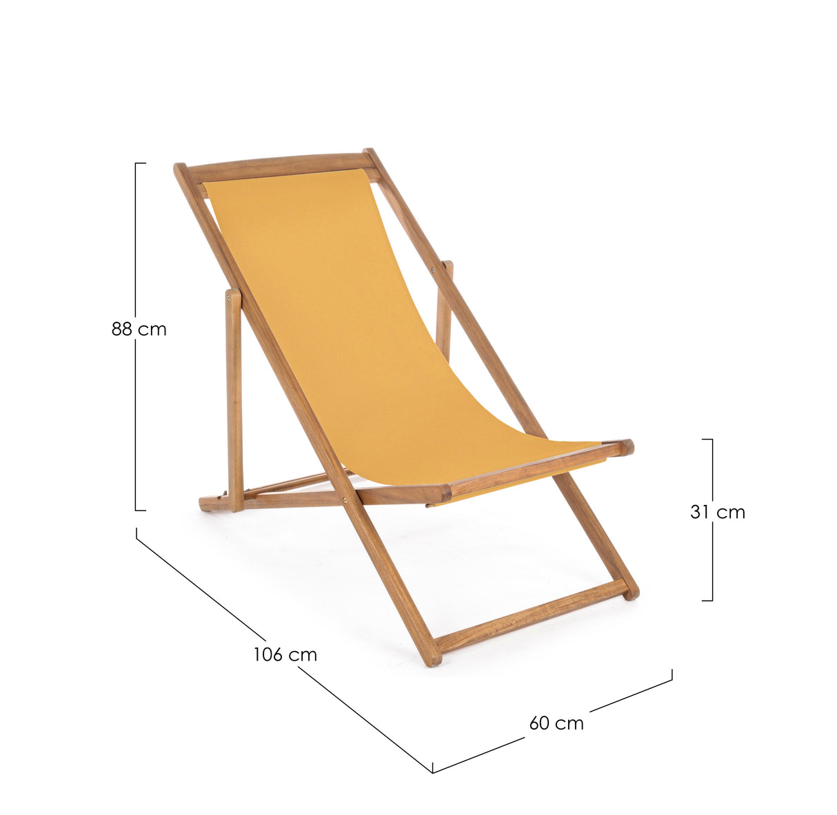 bizzotto bizzotto sdraio relax noemi senape ean 8051836564992