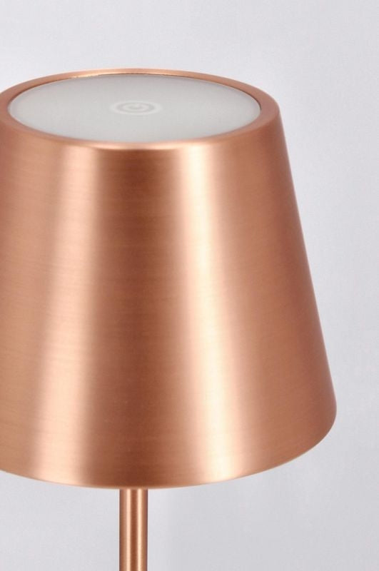 Bizzotto Etna Lampe de Table Led H 38 Cm Bronze