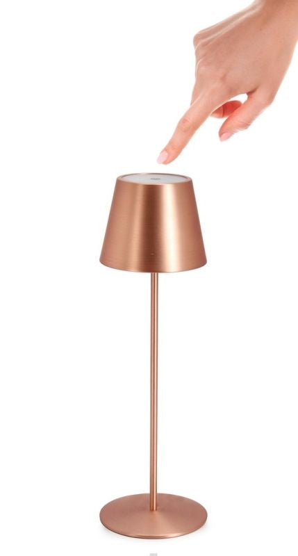 Bizzotto Etna Lampe de Table Led H 38 Cm Bronze