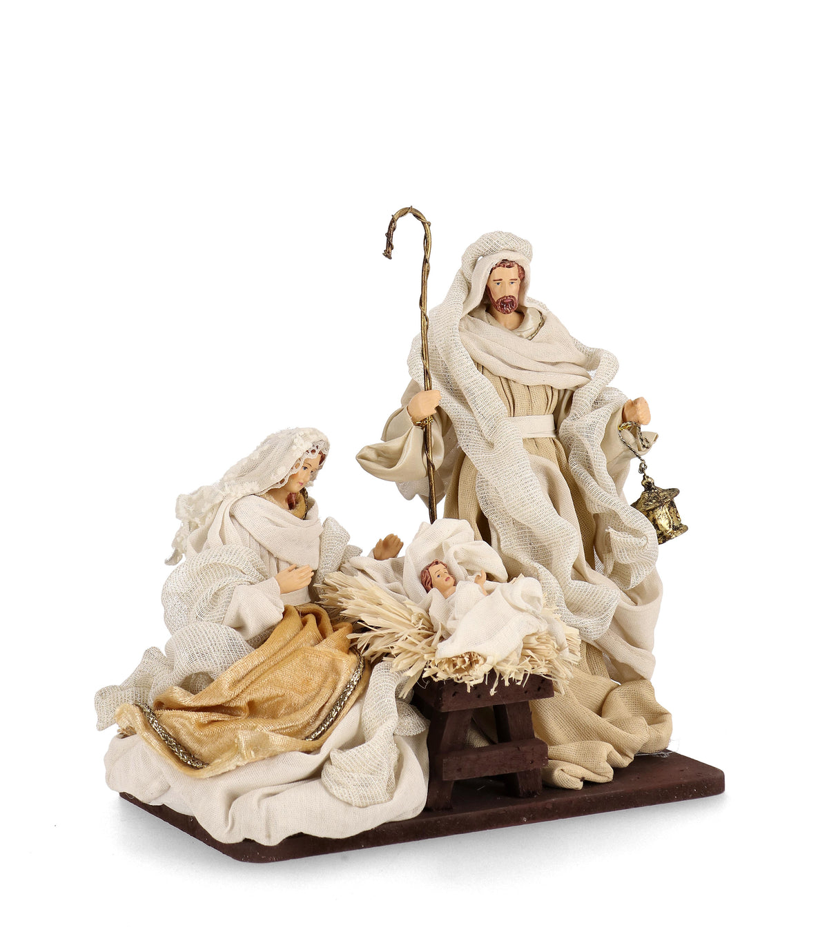 Bizzotto Sacra Famiglia Divine con Stand H 28 cm – Decorazione Natalizia