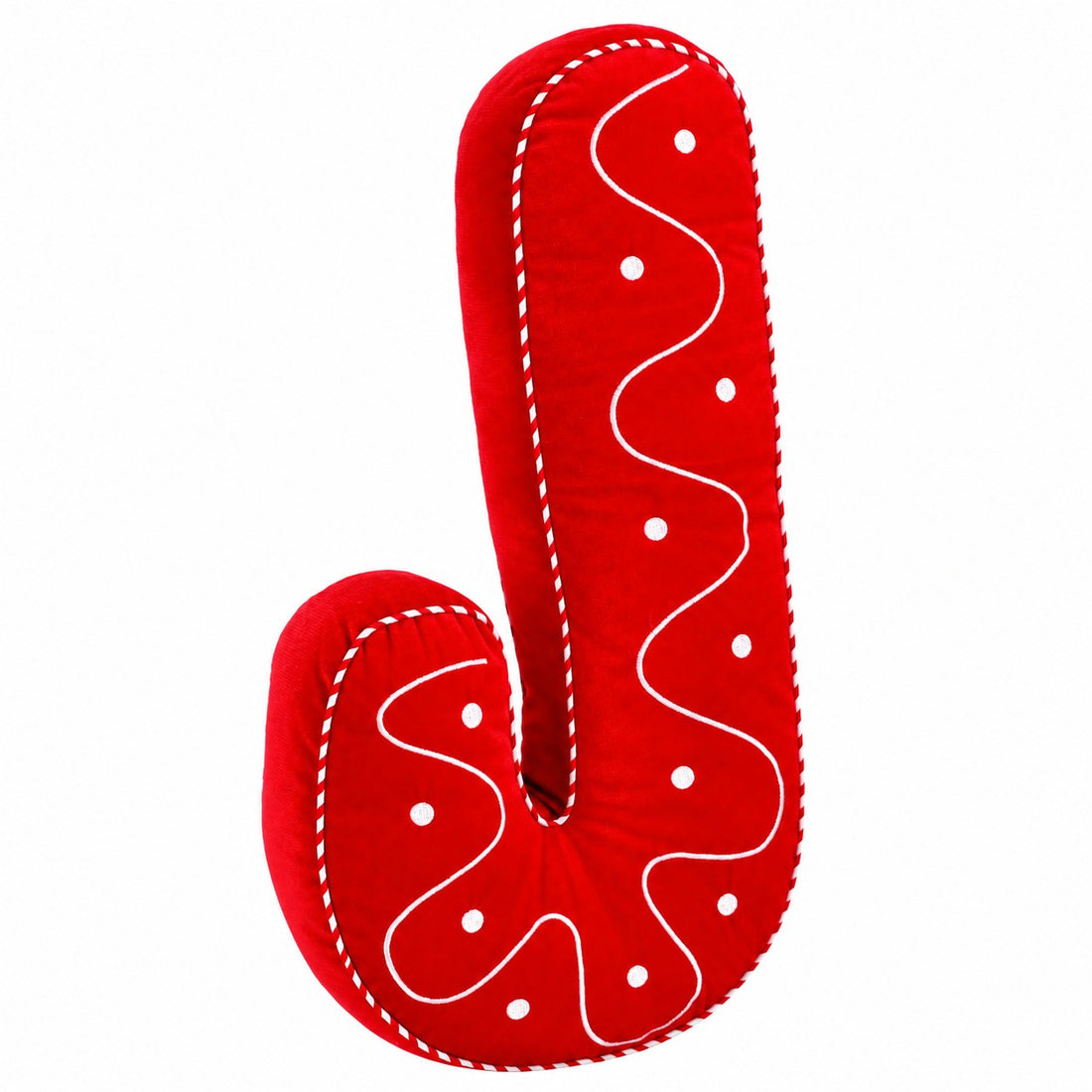Coussin de Noël Toffee Bâton Rouge 35x60 cm – Coussin Décoratif de Noël avec Housse et Garnissage en Polyester