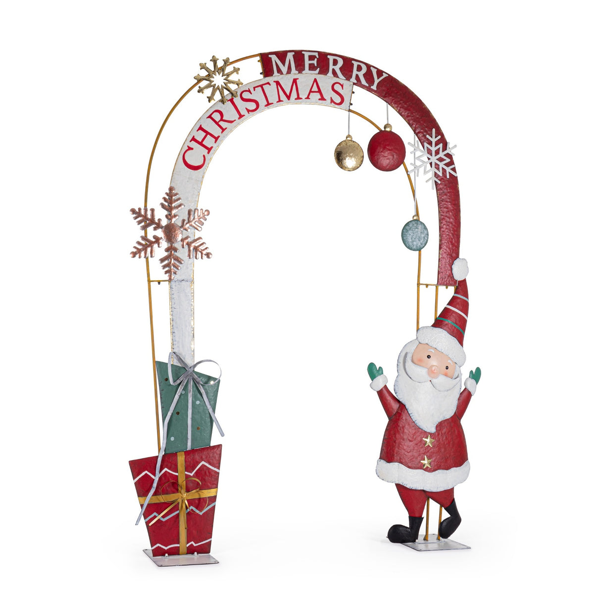 Bizzotto Arco Decorativo Roisin Merry Christmas 216x50x286 cm Decorazione Natalizia