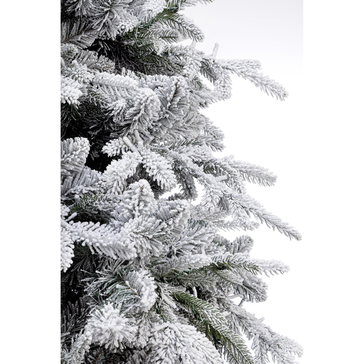 Bizzotto Albero di Natale Ritter Innevato H 180 cm con 2609 Rami e 4400 LED