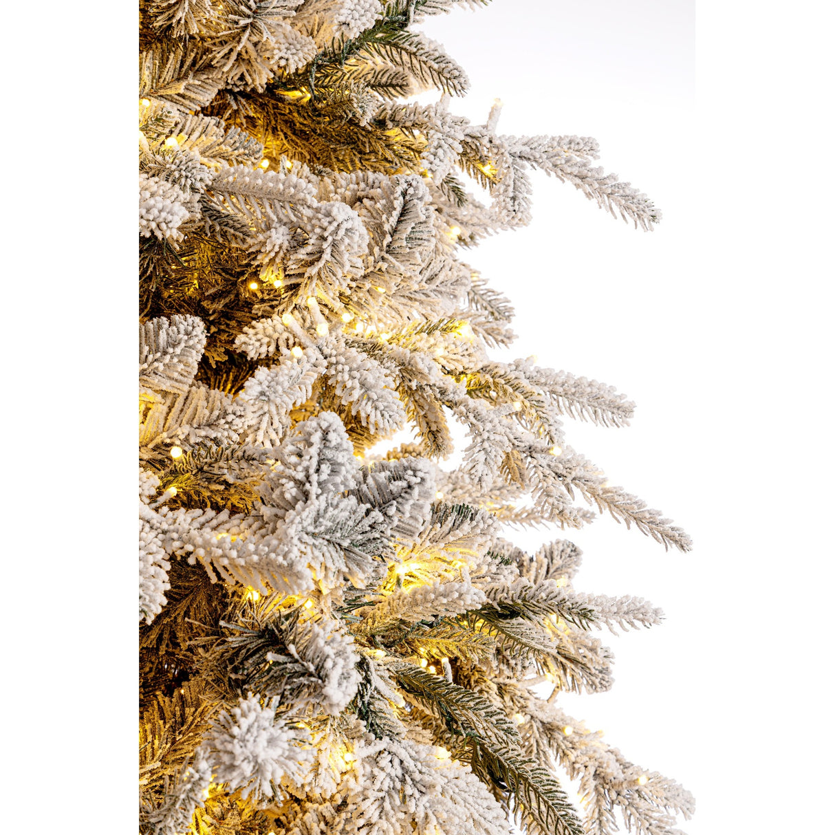 Bizzotto Albero di Natale Ritter Innevato H 240 cm con 4711 Rami e 7800 LED