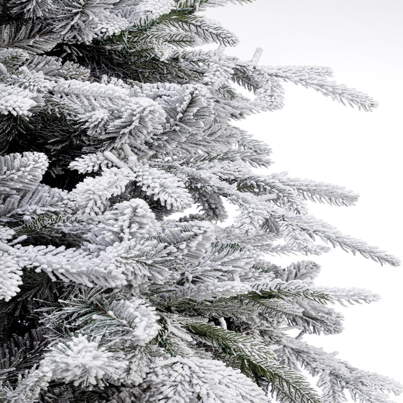 Bizzotto Albero di Natale Ritter Innevato H 270 cm con 6011 Rami e 10000 LED