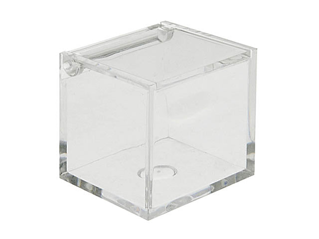Porte-confettis en plexiglas Arollaio 60 x 60 x 60 mm Transparent 25 pièces
