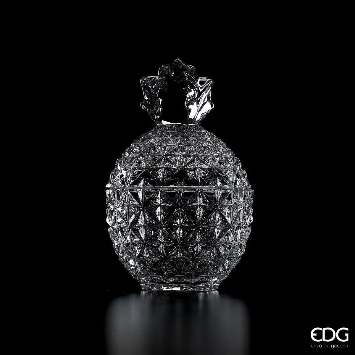 EDG Enzo De Gasperi Container Container Vase Ananas H14 D1 Naturel Transparent