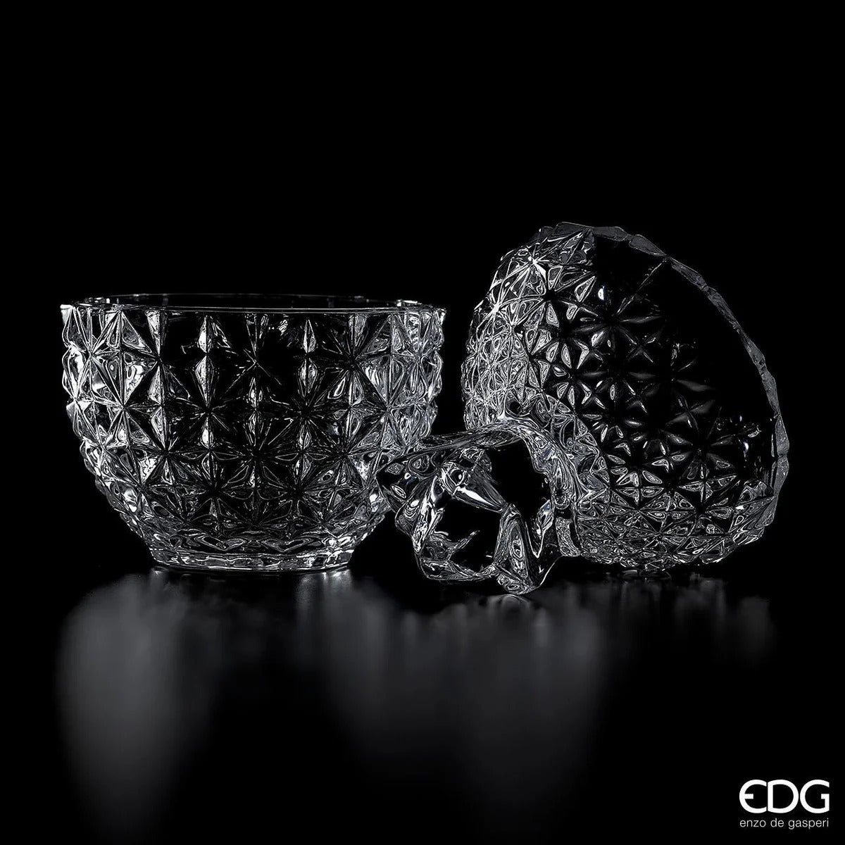 EDG Enzo De Gasperi Container Container Vase Ananas H14 D1 Naturel Transparent