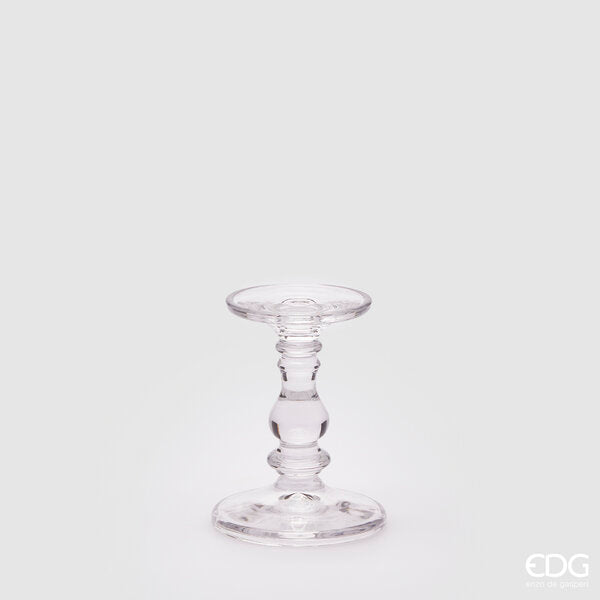 Bougeoir EDG Enzo De Gasperi Eos H15 D11 Naturel Transparent