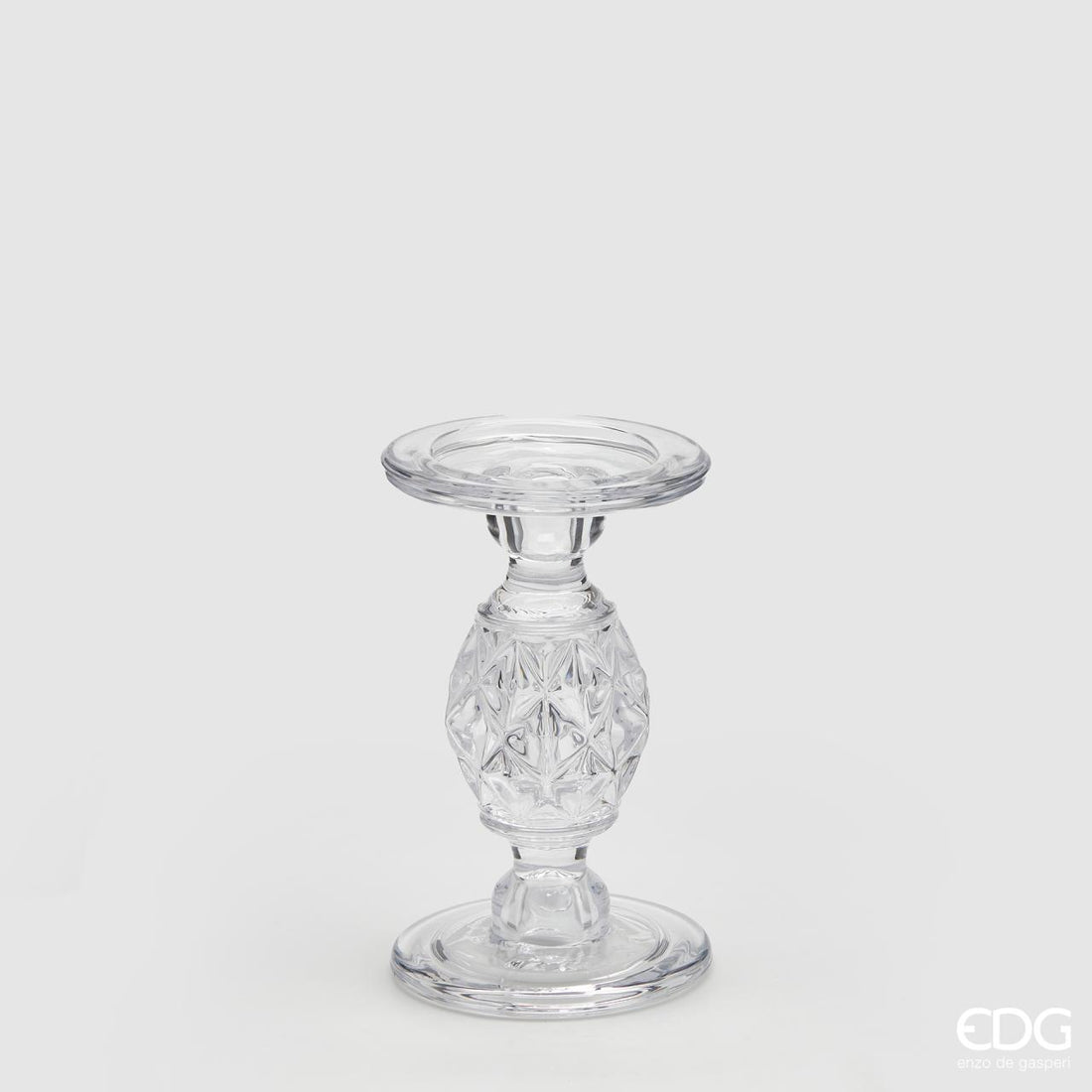 Bougeoir EDG Enzo De Gasperi Gemma H20 D11 Naturel Transparent