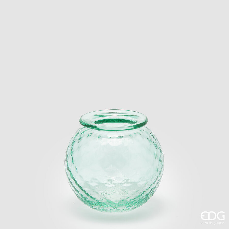 edg enzo de gasperi edg enzo de gasperi vaso opium vetro h 14 cm d 15 cm turquoise ean 8059824341358