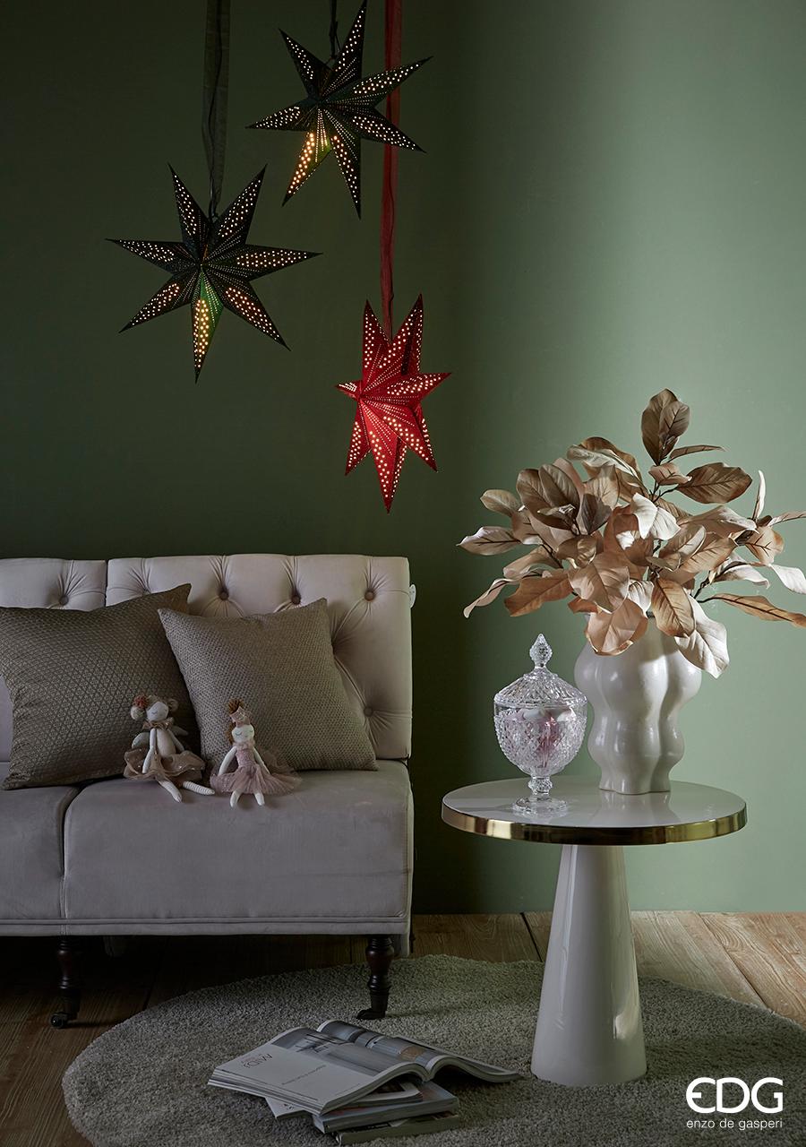 Potiche Pot à Tasse H 29 Cm P 15 Cm Naturel avec Boite