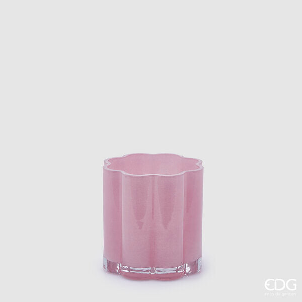 EDG Enzo De Gasperi Flower Vase H 15 Cm D 15 Cm Light Pink Color