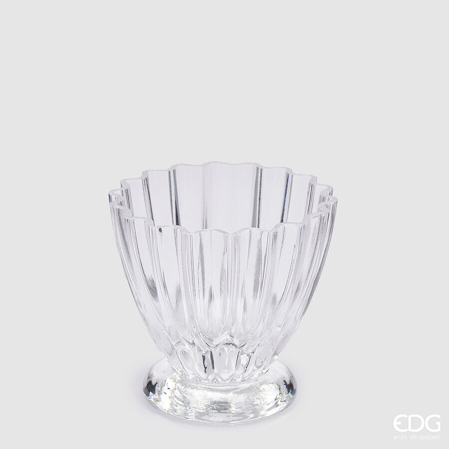 edg enzo de gasperi edg enzo de gasperi vaso glory h 13 cm d 14 cm natural trasparente ean 8059824355614