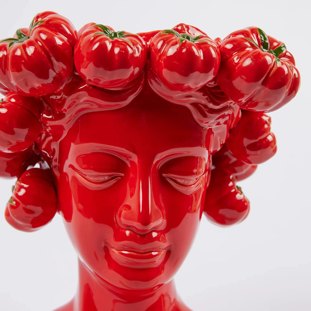 Vase à tomates EDG Enzo De Gasperi Chakra H 29 cm L 28 cm L 24 cm Couleur rouge et vert