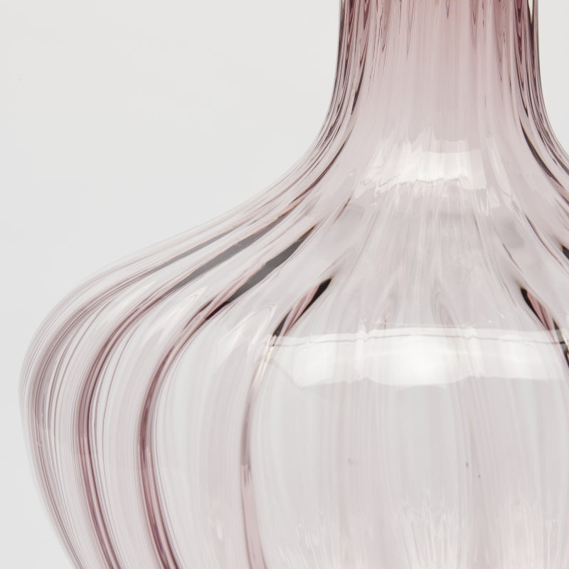 edg enzo de gasperi edg enzo de gasperi vaso anfora righe h 40 cm d 26 cm vetro antique pink ean 8059824431202