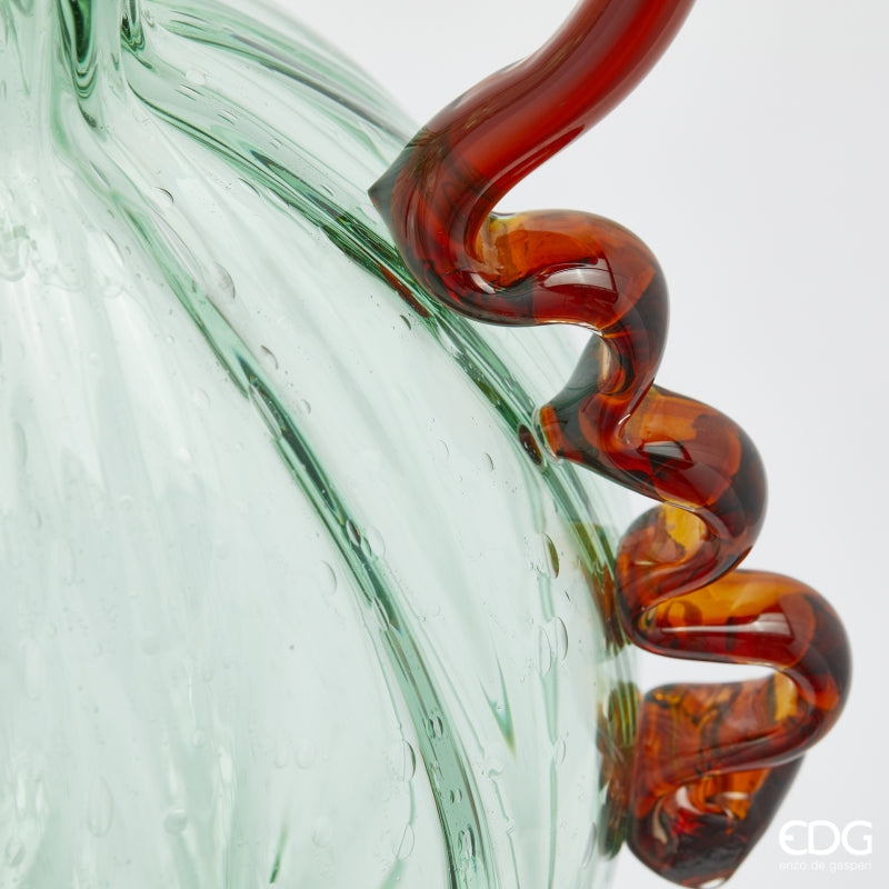 Vase Sphère Corinthe EDG Enzo De Gasperi H 42 Cm L 31 Cm L 25 Cm Verre Vert