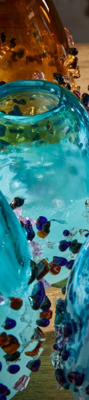 edg enzo de gasperi edg enzo de gasperi vaso gemme ovale h 25 cm l 18 cm l 15 cm vetro light blue ean 8059824456427