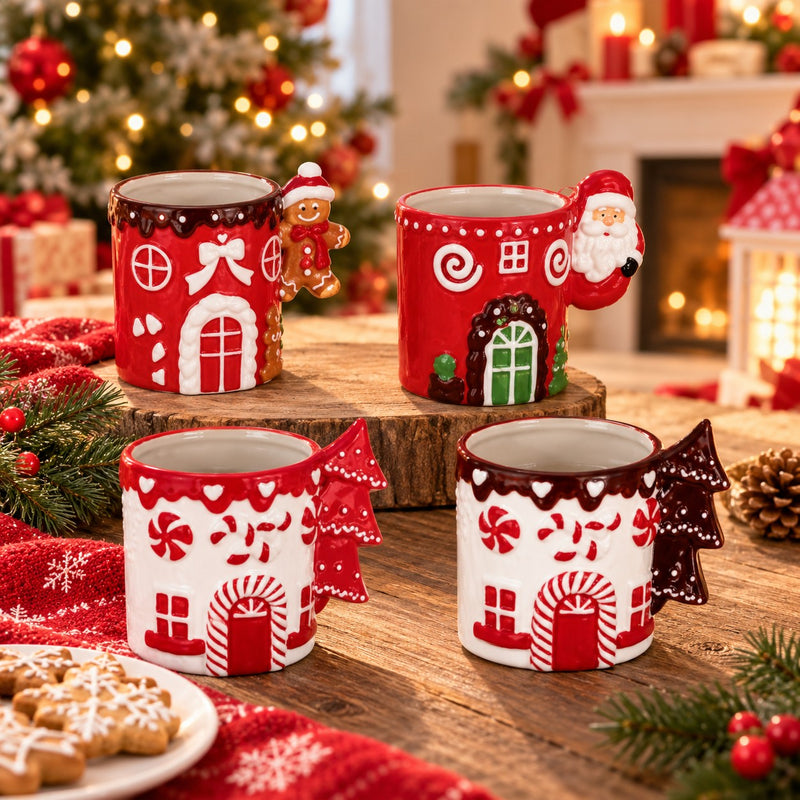 Ad Trend Mug de Noël en Céramique 400 ml Assortie 1 Pcs – Idée Cadeau Noël