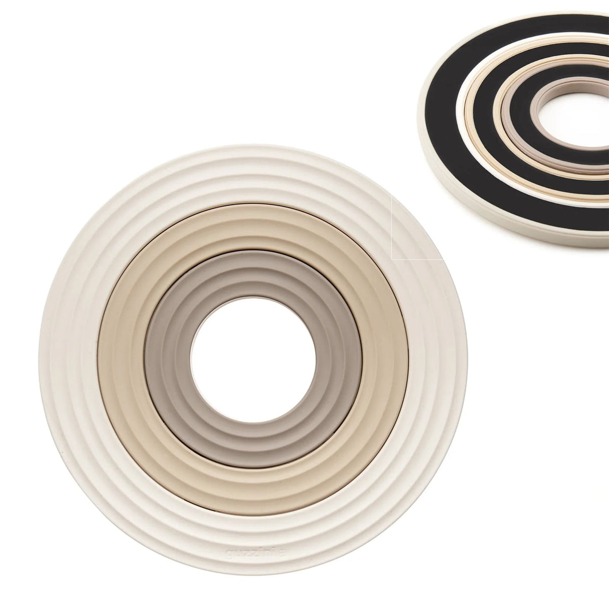 guzzini guzzini set 3 sottopentole 3in1 ring bianco beige cappuccino ean 8008392353843