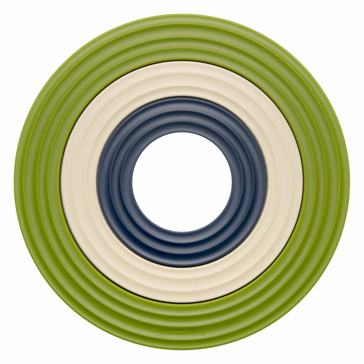 guzzini guzzini set 3 sottopentole 3in1 ring verde beige blu ean 8008392402466