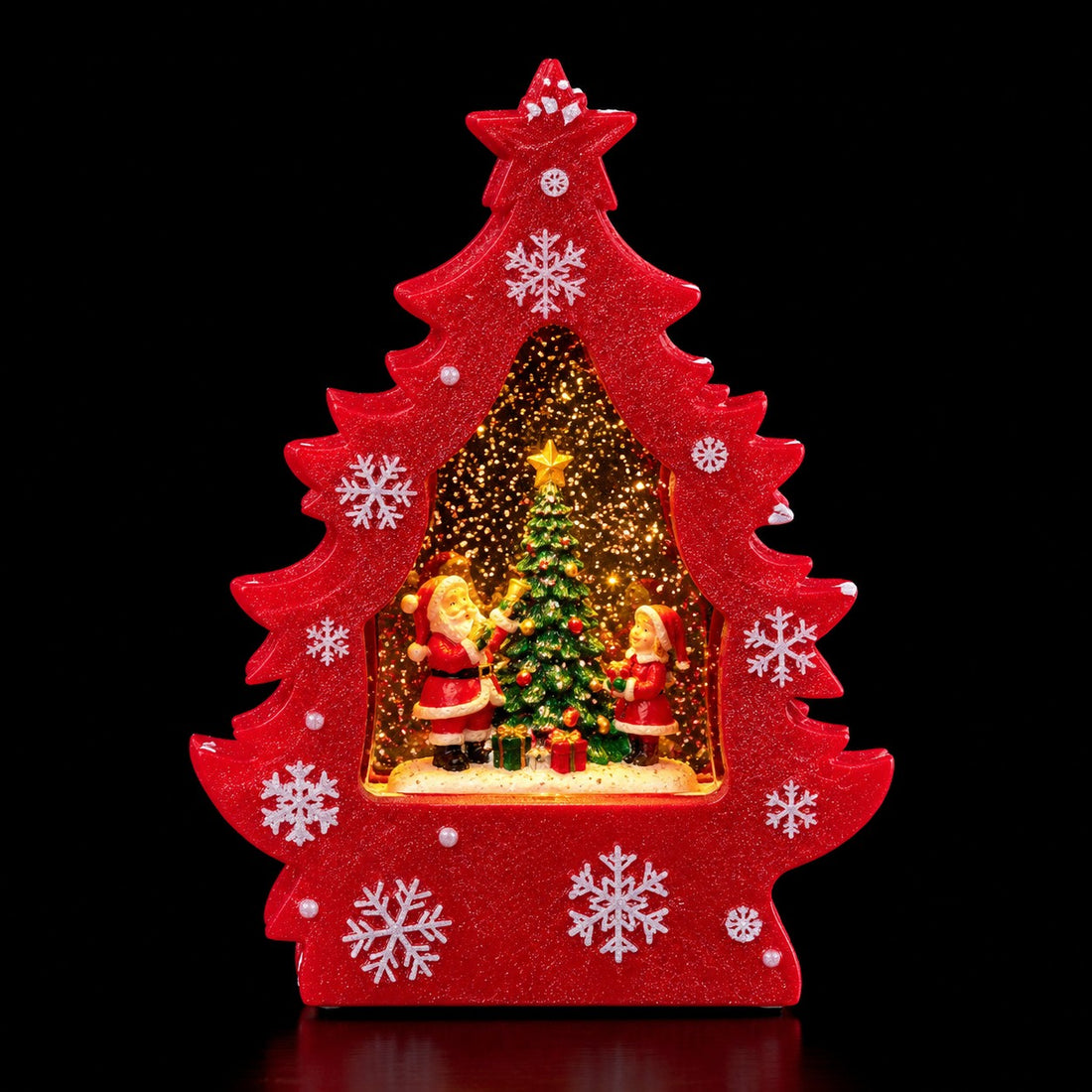 Sapin de Noël Décoratif Ad Trend avec Lumières LED et Musique 18x7xH24,5 cm – Décoration Lumineuse et Musicale de Noël pour la Maison
