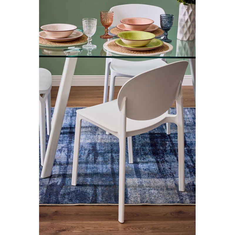 Chaise Dimo Eloise Blanche en Polypropylène