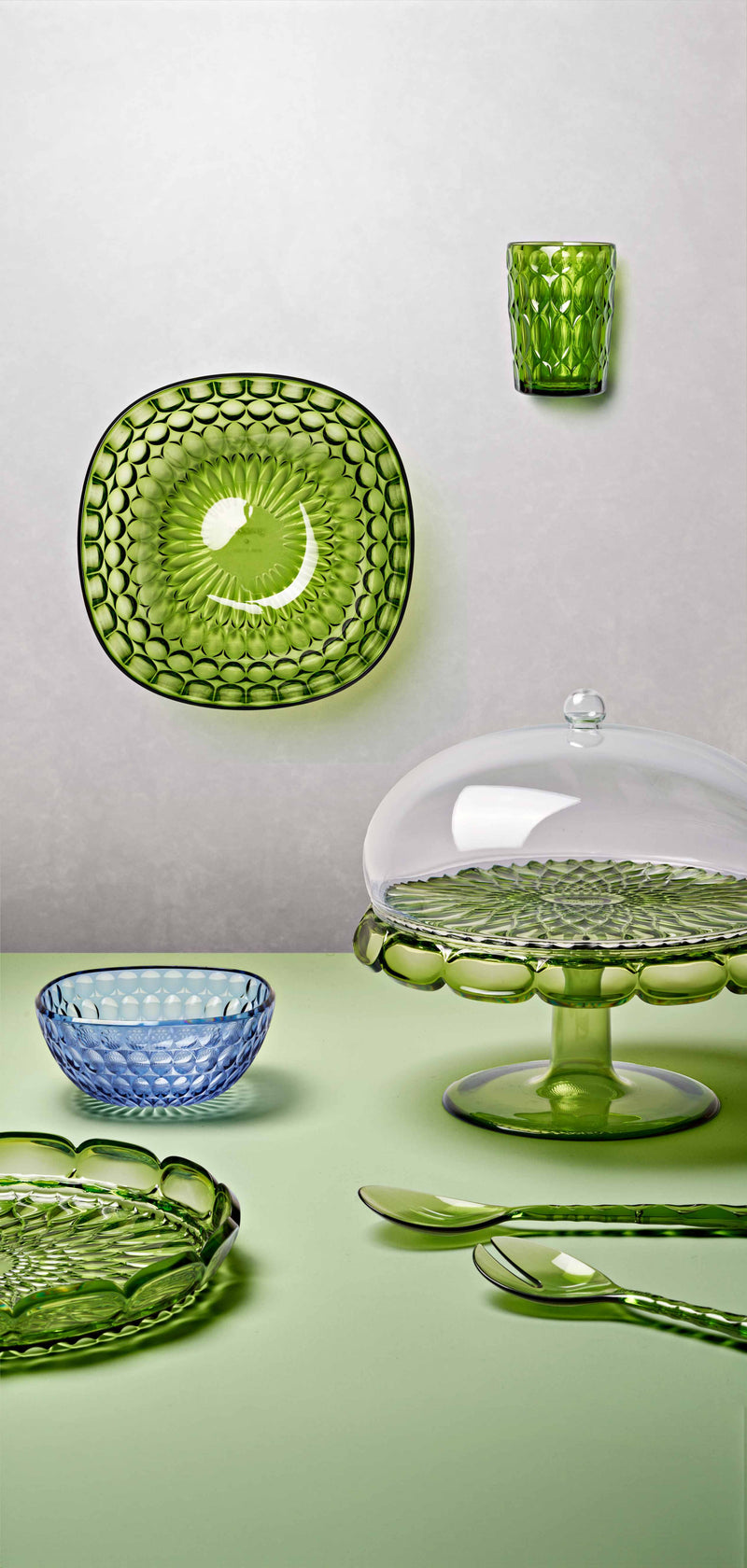guzzini guzzini vassoio tondo piccolo vanity bio based d 30 cm verde ninfea ean 8008392395478
