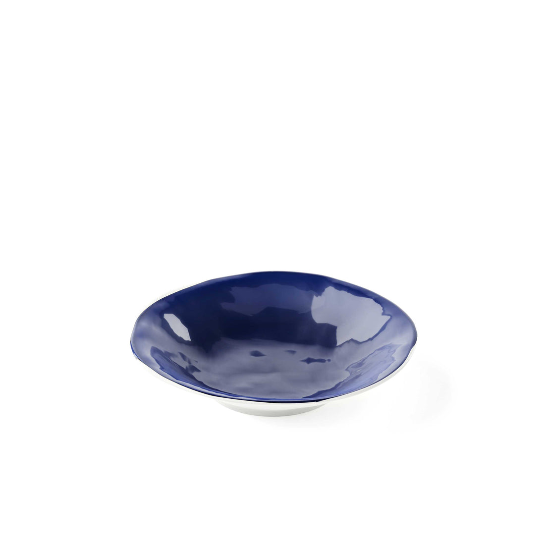 GUZZINI Riviera Assiette creuse en mélamine D 25 cm Bleu