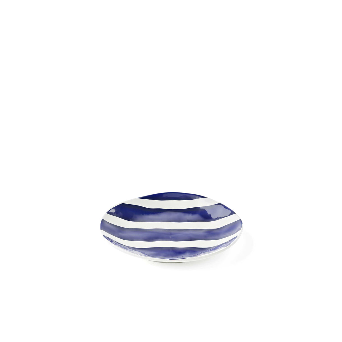 Assiette à dessert en mélamine GUZZINI Riviera D 21,5 cm blanc bleu