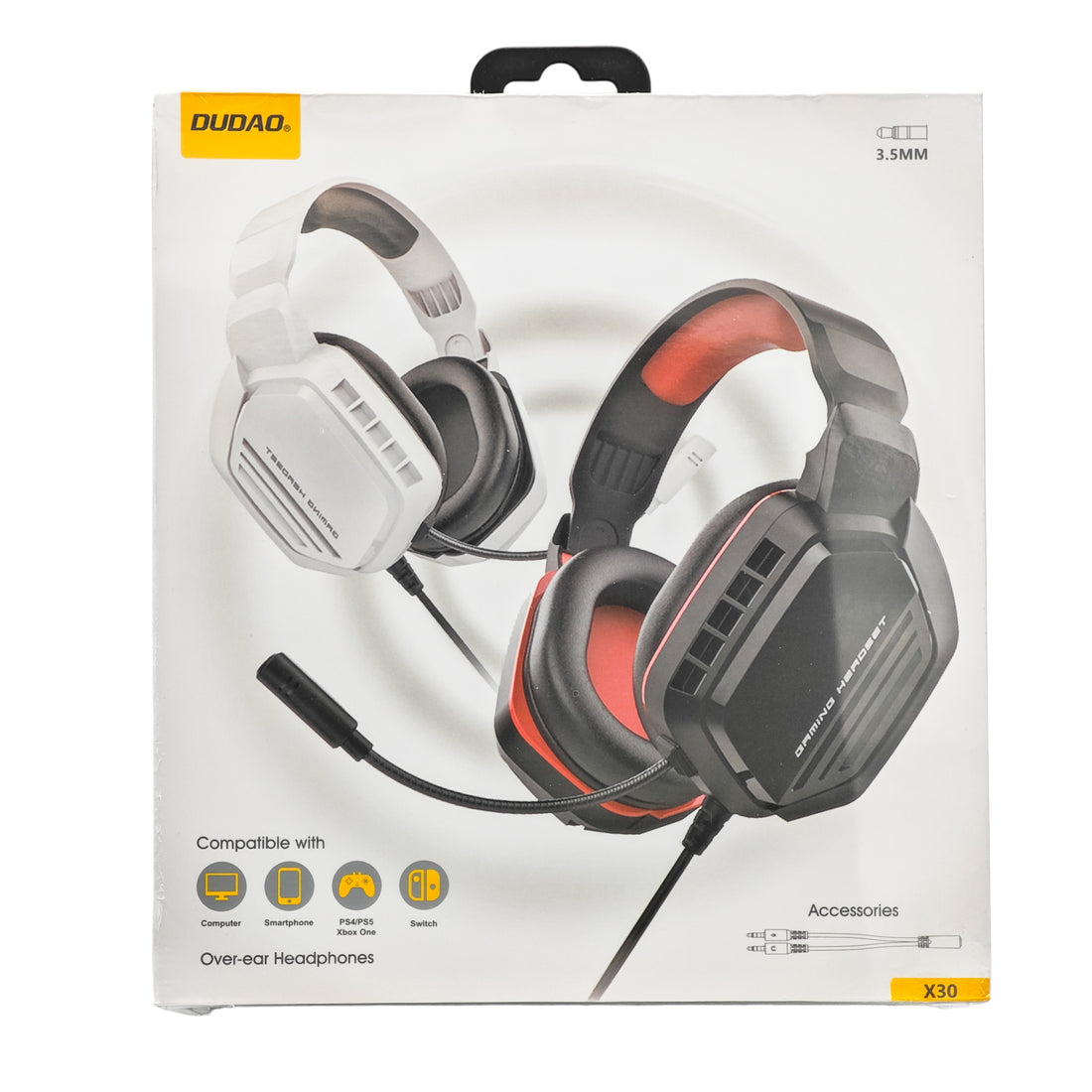 L'Arcolaio CUFFIE GAMING X30 JACK 3.5MM ROSSO