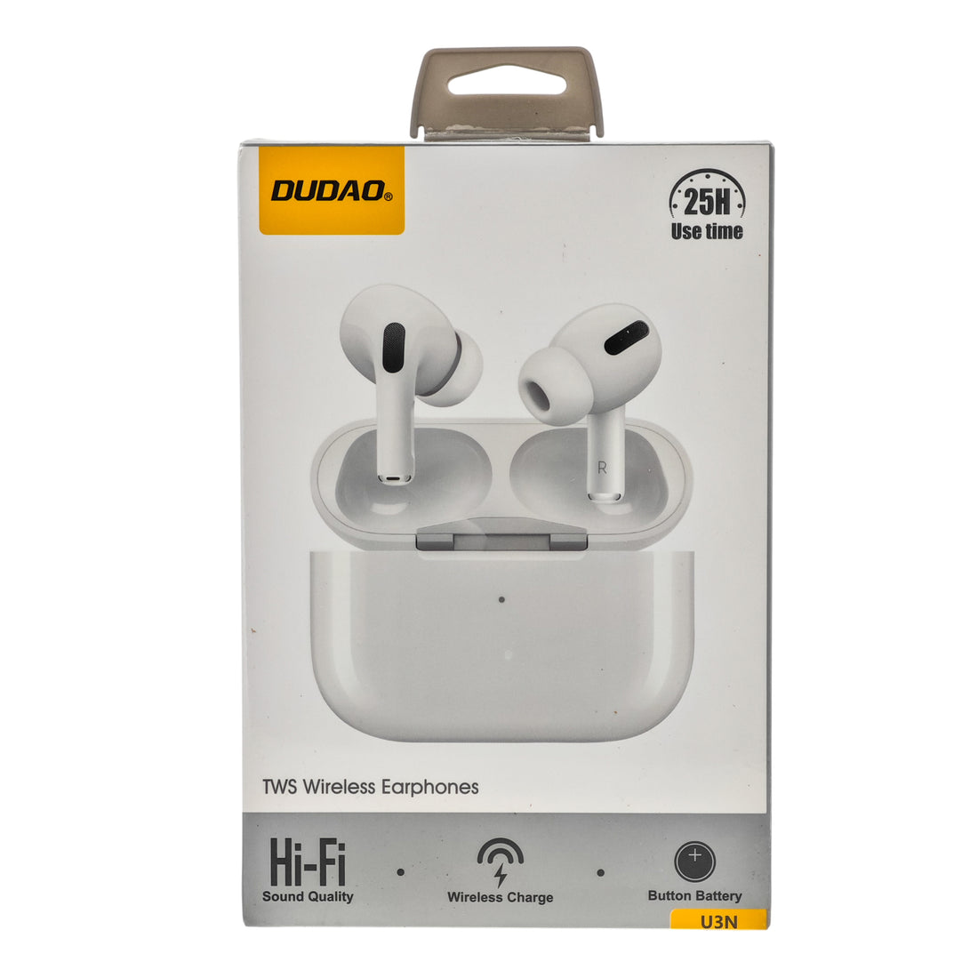 L'Arcolaio Auricolari Wireless Bluetooth TWS con Custodia di Ricarica Wireless, Hi-Fi, Autonomia 25 Ore, Bianco