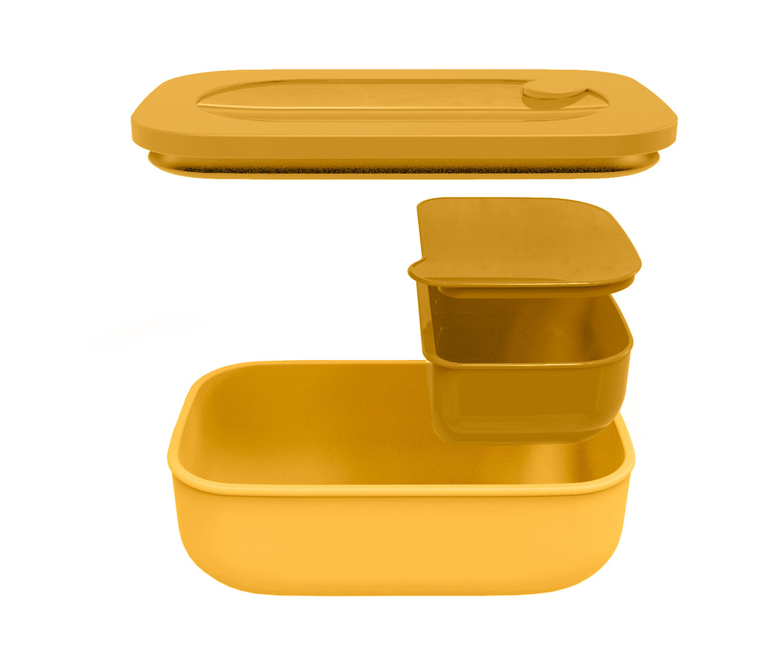 guzzini guzzini set lunch box con contenitore store go giallo mango ean 8008392401896