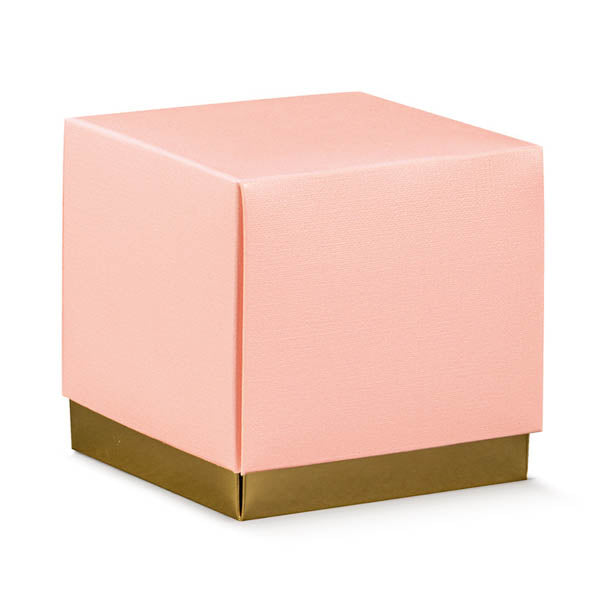 Boîte Fleur Scotton 90 x 90 x 90 mm Lin Cyprino 10 pièces