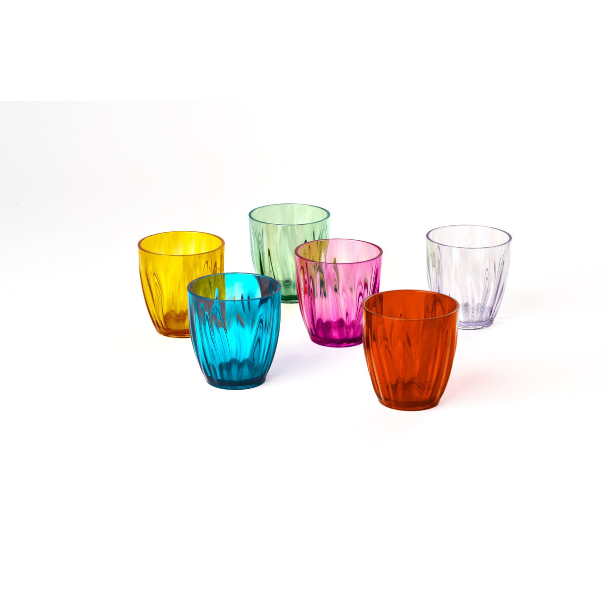 GUZZINI Lot de 6 verres à eau 350 cc Multicolore