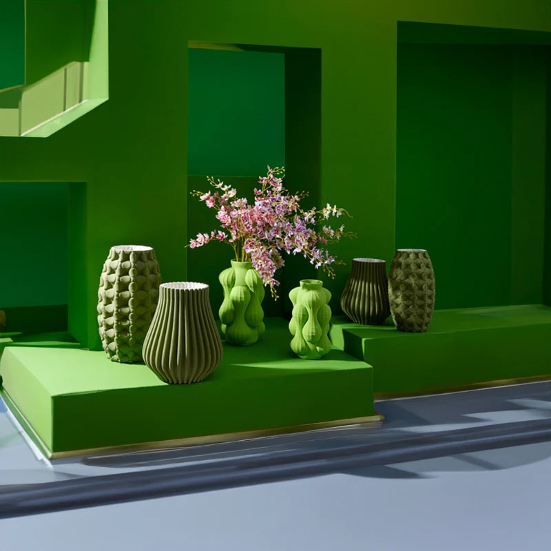 EDG Enzo De Gasperi Orchidée Oncidium Mini Branche X3 Cul Artificiel. H 90 cm Multicolore 1 pièce